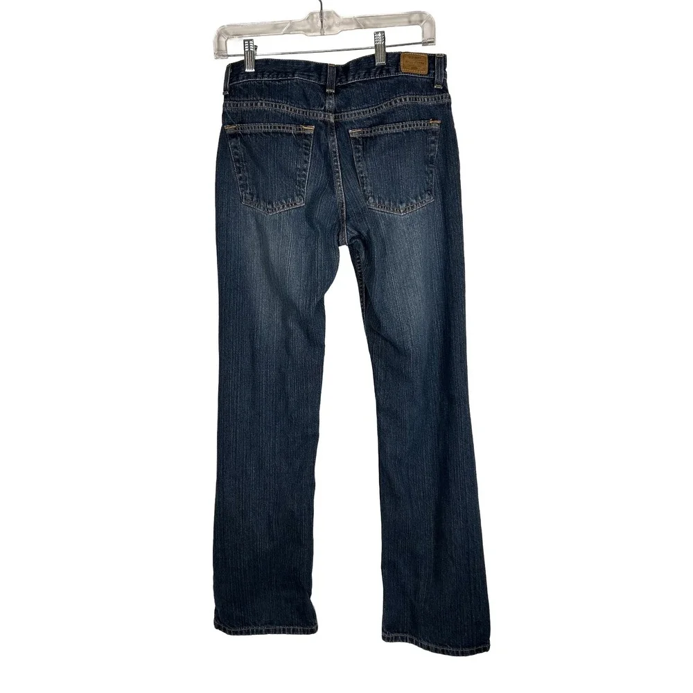Old Navy Blue Jeans Womens 4 Low Waist Bootcut Denim Medium Wash 100%‎ Cotton